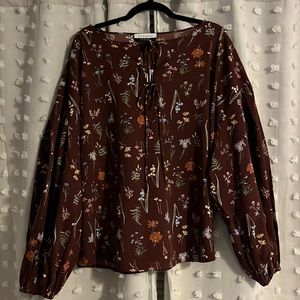Eloquii floral Blouse size 20